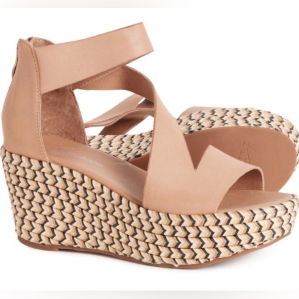 Antelope Grayson Kat Wedge Sandals - Leather Size 38/7
